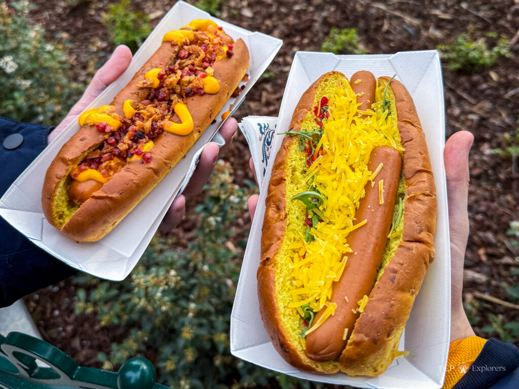 Tasty snacks and food at Disney Adventure World at Café Luminosity.
